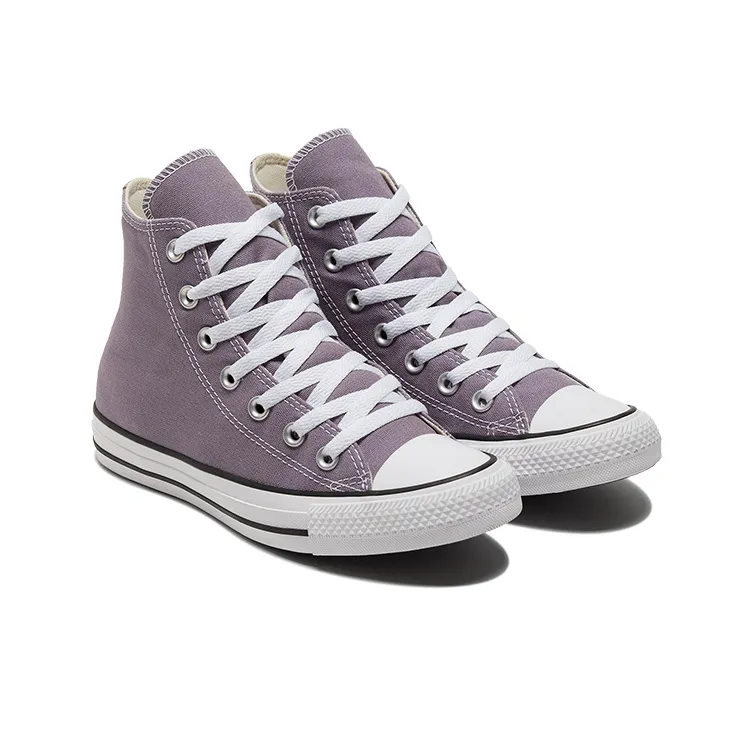Converse Chuck Taylor All Star Canvas Shoes Grey/Purple-2