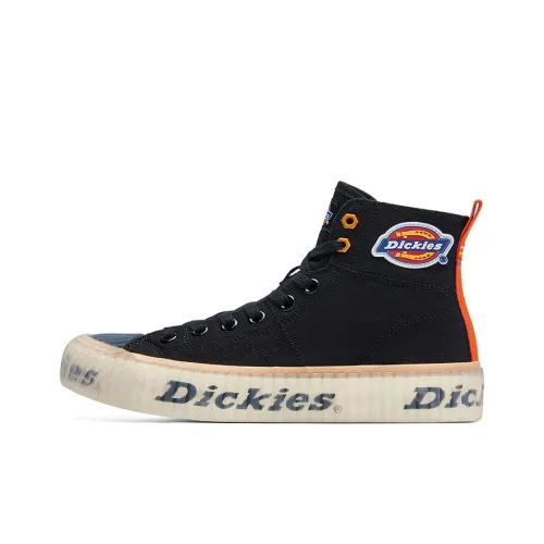 Dickies Canvas Shoes Unisex High-Top Black