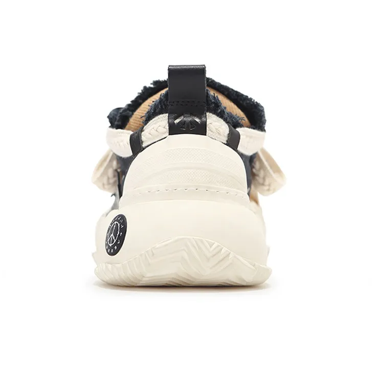 VESSEL G.O.P. 2.0 MARSHMALLOW Lows Durable Breathable Low Top Canvas Shoes Unisex Black-4