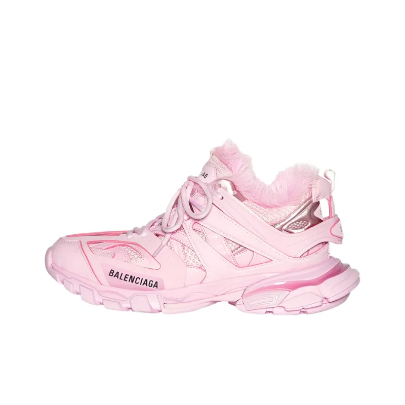 Balenciaga Track Fake Fur Pink Women's-0