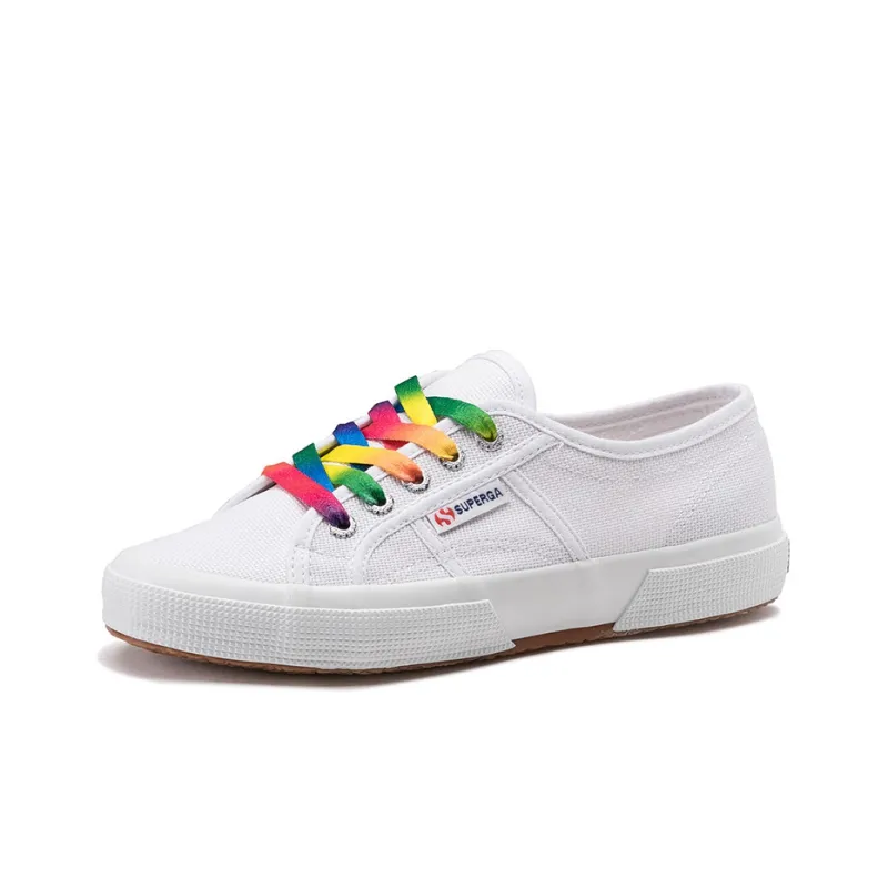 SUPERGA Anti-Slip Wear-Resistant Breathable Lightweight Low-Top Canvas Shoes Unisex White-2