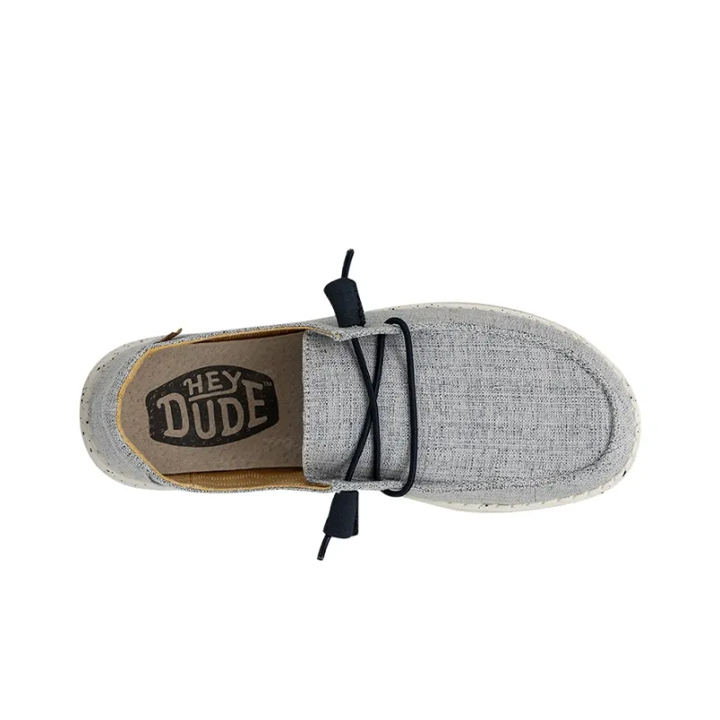 Heydude Women's Casual Shoes Women's Low Top Bright White Blue-6