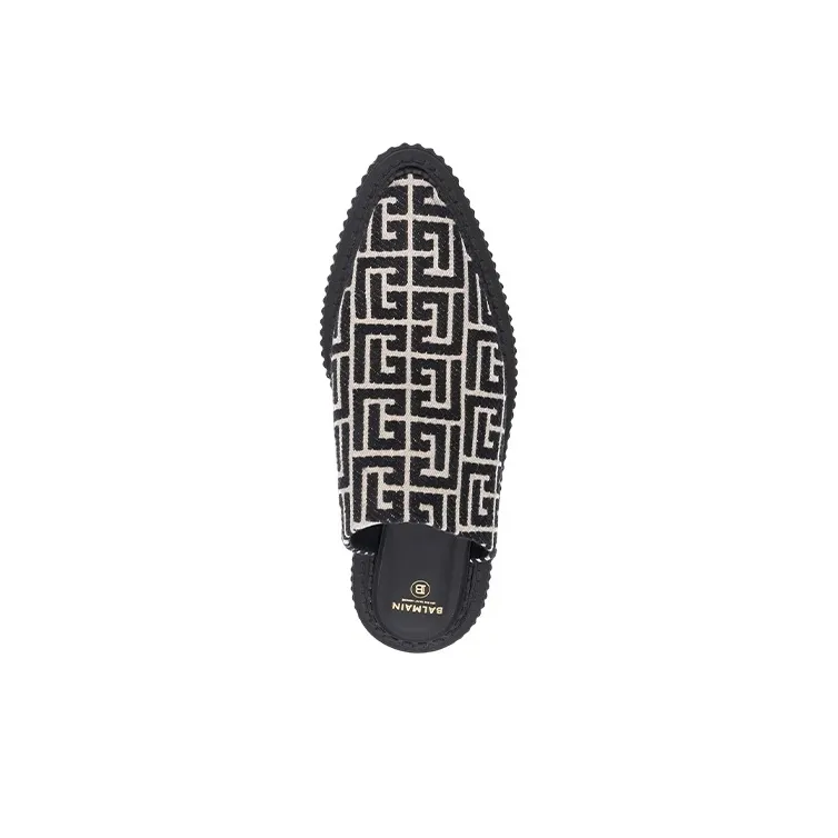 BALMAIN Flat Shoes Women's Black-4