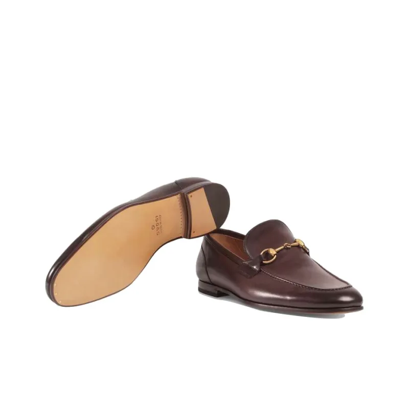 Ferragamo Gancini-Ornament Leather Loafers-5