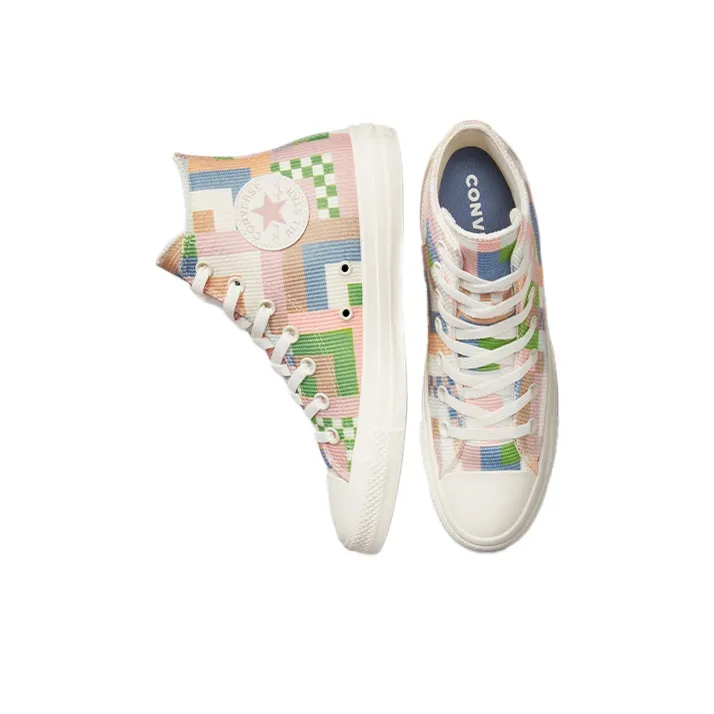 Converse Women's Chuck Taylor All Star High 'Crafted Abstract Stripes' Women's-4