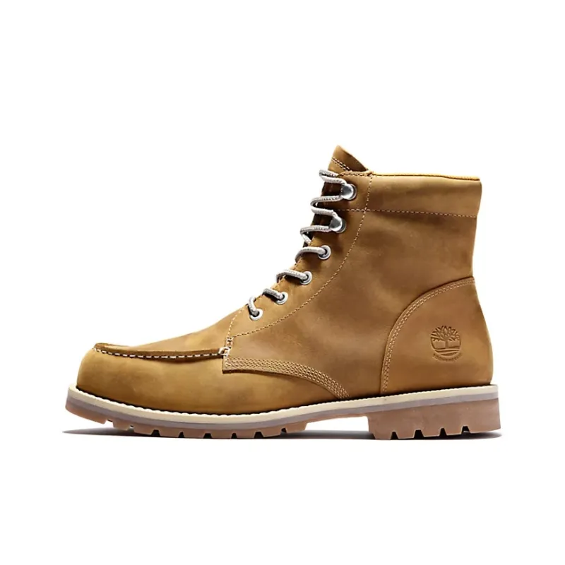 Timberland Redwood Falls Waterproof Moc Toe Boot 'Wheat Full Grain'-0