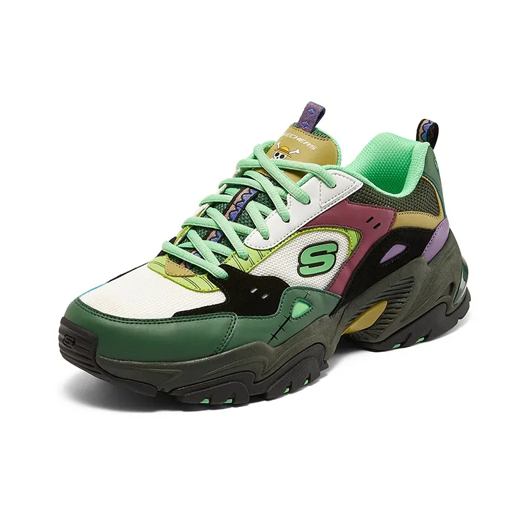 Skechers X One PieceSTAMINA V2 'Green Multicolor'-2