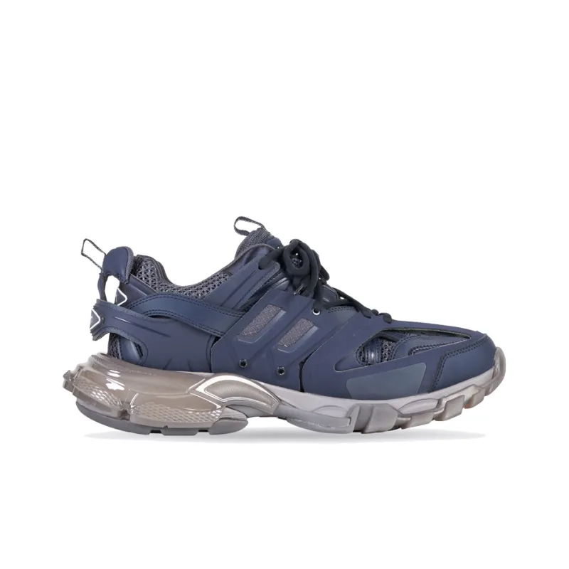 Balenciaga Track Clear Sole Navy Grey-1