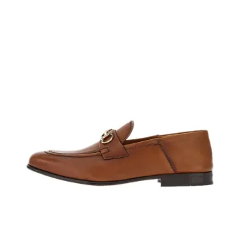 FERRAGAMO Gancini Collapsible heel Loafers