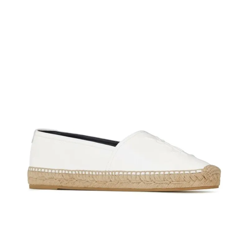 SAINT LAURENT Monogram Embossed Espadrilles-1