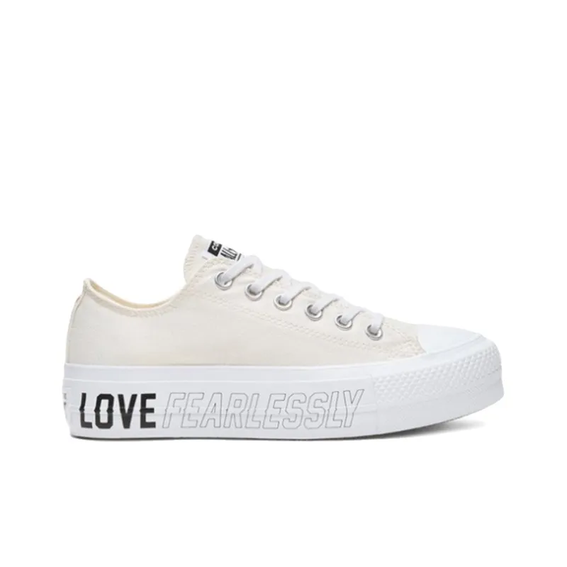 Converse Women's Chuck Taylor All Star Lift Low 'Love Fearlessly' Women's-1