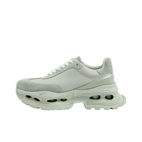 UOOYAA Low-Top Chunky Sneakers Women's Green