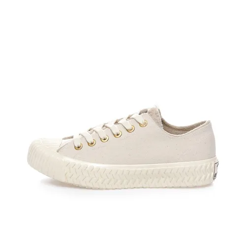 Excelsior Canvas Shoes Unisex Low-Top Mist White