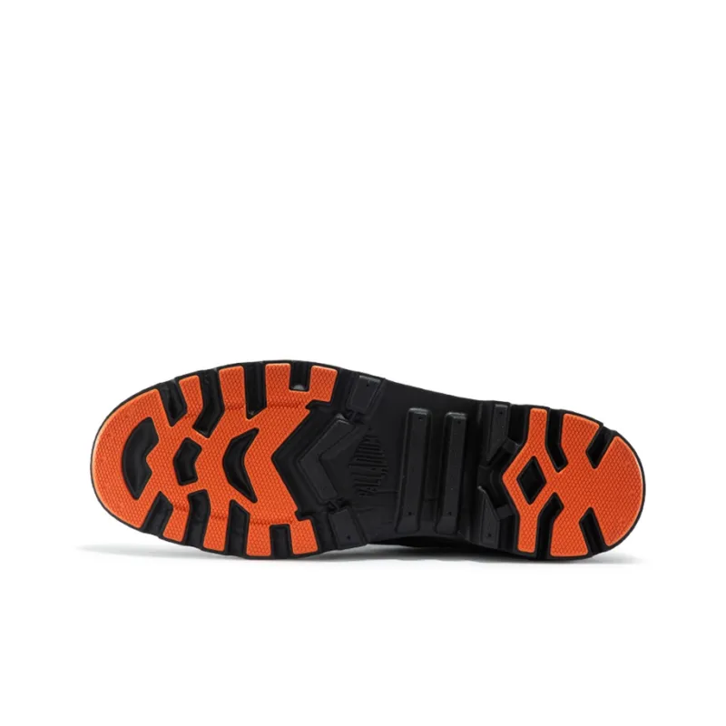 Palladium Pampa L+ VPR WP+ II Waterproof And Breathable Cushioning High-Top Canvas Shoes Unisex Fire Orange-4