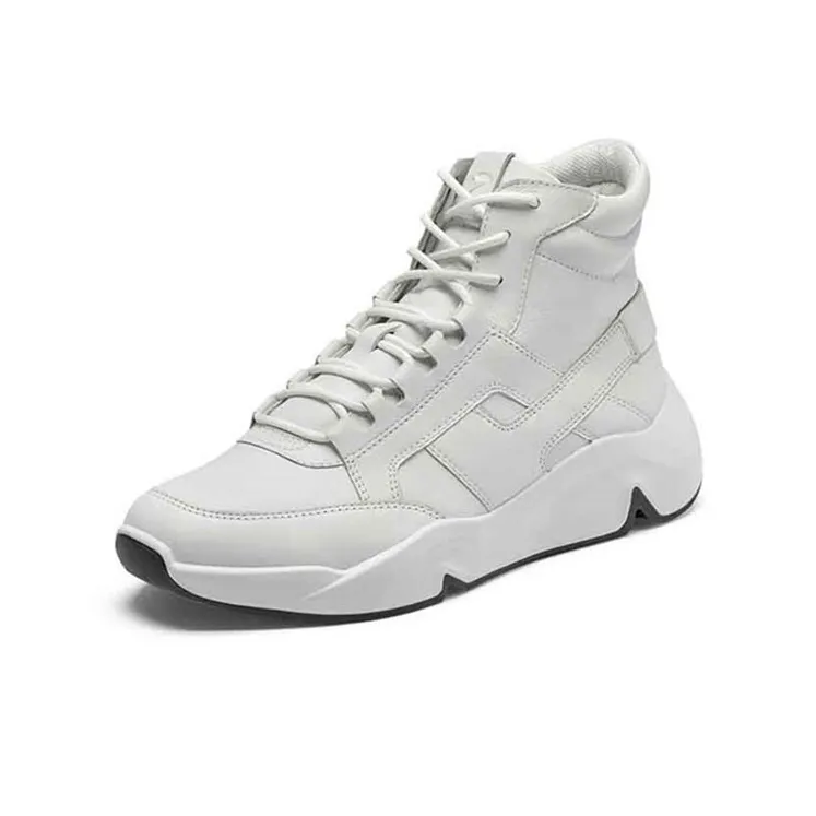 Ecco Tide Fun Chunky Sneakers Men High Top White-1