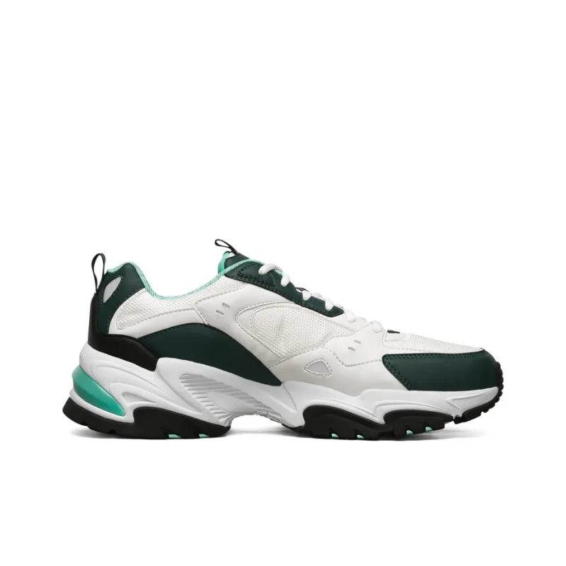 Skechers Stamina V2 Chunky Sneakers Men Low Top White/Turquoise-1