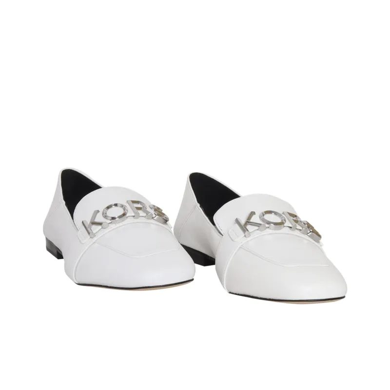 MICHAEL KORS Madelyn Flat Shoes Women's White-2