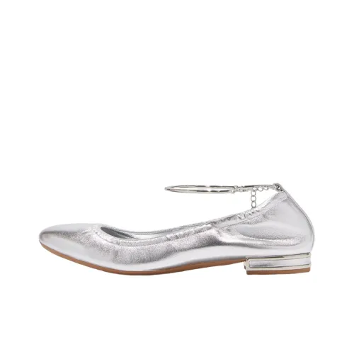 Casadei Women's Casual Shoes Women's Low-Top Silver