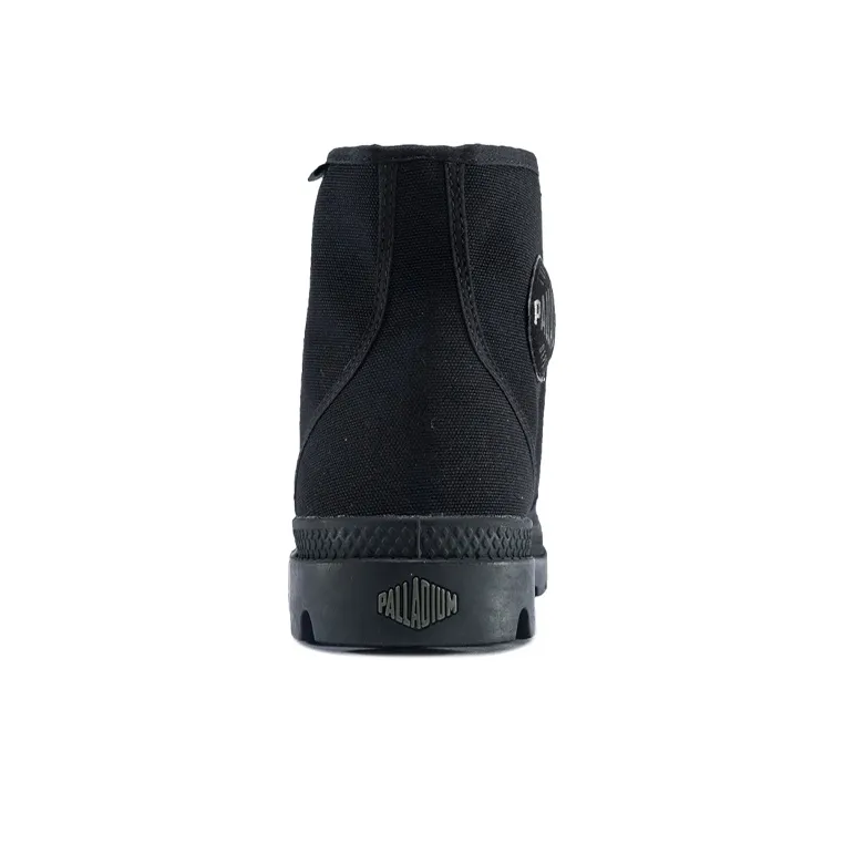 Palladium Pampa Hi Originale W Anti-Slip And Wear-Resistant Breathable High-Top Canvas Shoes Unisex Black-3