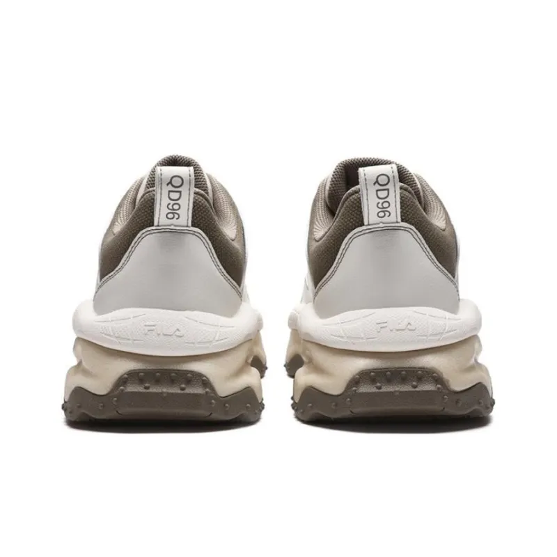 FILA FUSION QD96 Athletic Shoes 'White Brown'-4
