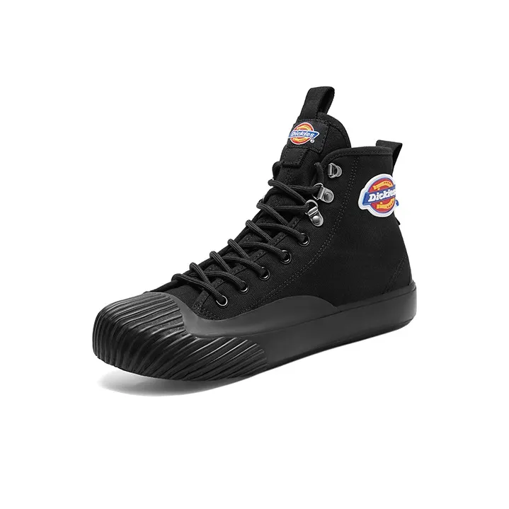 Dickies High Top Canvas Shoes Unisex Black-1