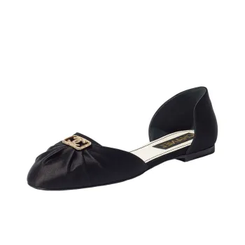 CHANEL Casual Single Shoes Women's Black