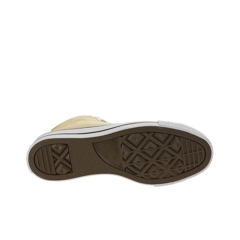 Converse Chuck Taylor All Star Precious Metals Wear-Resistant High-Top Canvas Shoes Women's Yellow-4