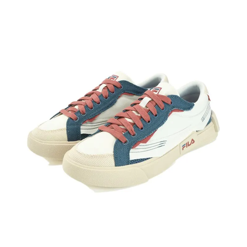 FILA FUSION Lifestyle Pop Skate Shoes 'White Blue Red'-1