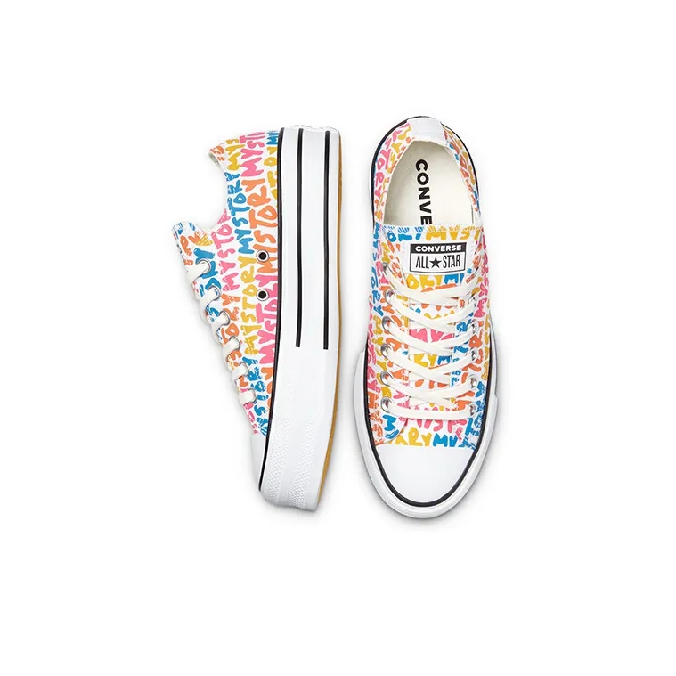 Converse Women's Chuck Taylor All Star Platform Low 'My Story' Women's-4