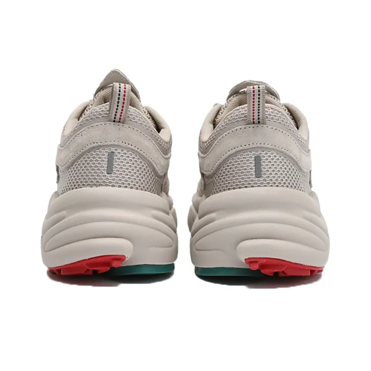 FILA Tenor City Anti-Slip And Wear-Resistant Breathable Low-Top Chunky Sneakers Unisex Gray Korean Style-3