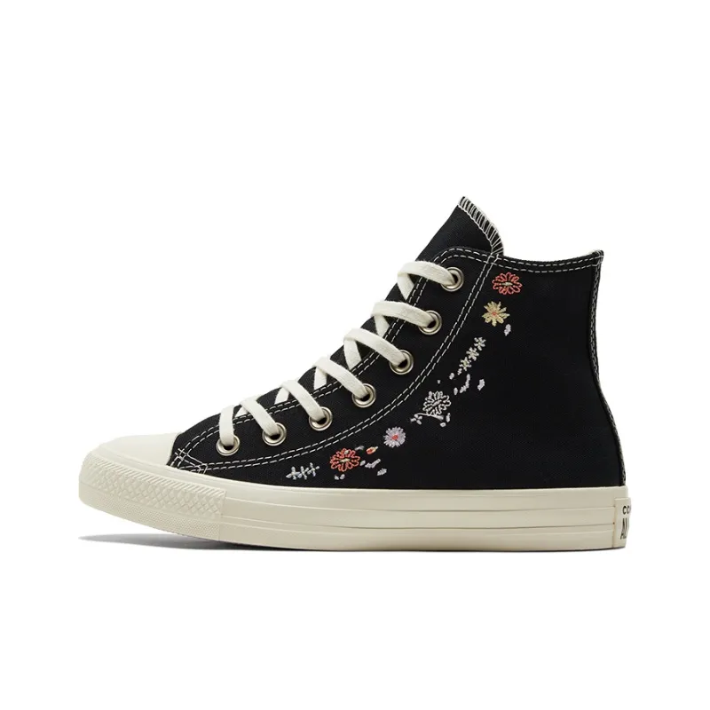 Converse Women's Chuck Taylor All Star High 'Embroidered Floral Black' Women's-0