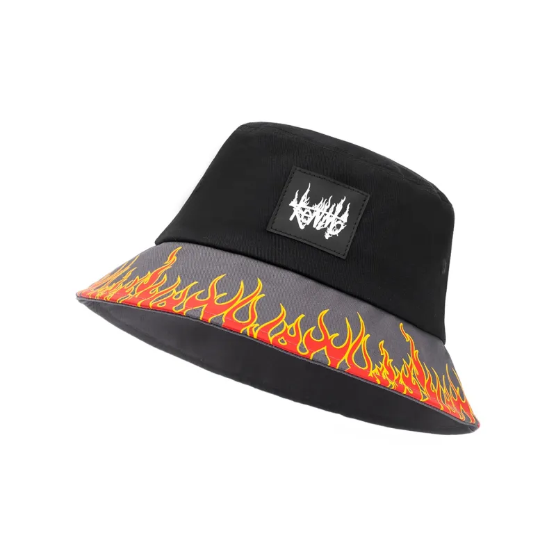 KENMO Bucket Hats Unisex Ecru/Black/Gray/Khaki-11