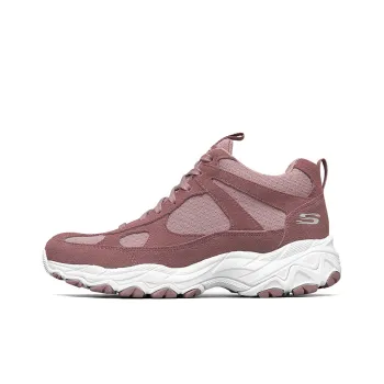 Skechers D'Lites High Top Daddy Shoes Pink Women's