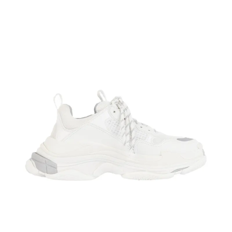 Balenciaga Triple S White Grey Women's-1