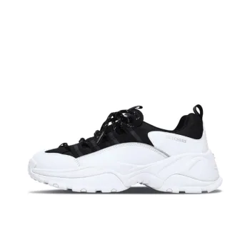 Skechers Kozmiks Low Top Running Shoes Black/White Women's