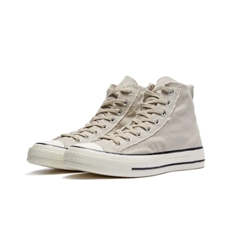 Converse Chuck Taylor All Star 1970s Anti Slip Wear Resistant High Top Canvas Shoes Unisex Gray-2