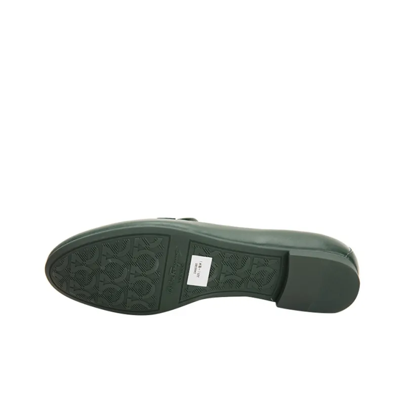 FERRAGAMO Casual Single Shoes Women's Green-4