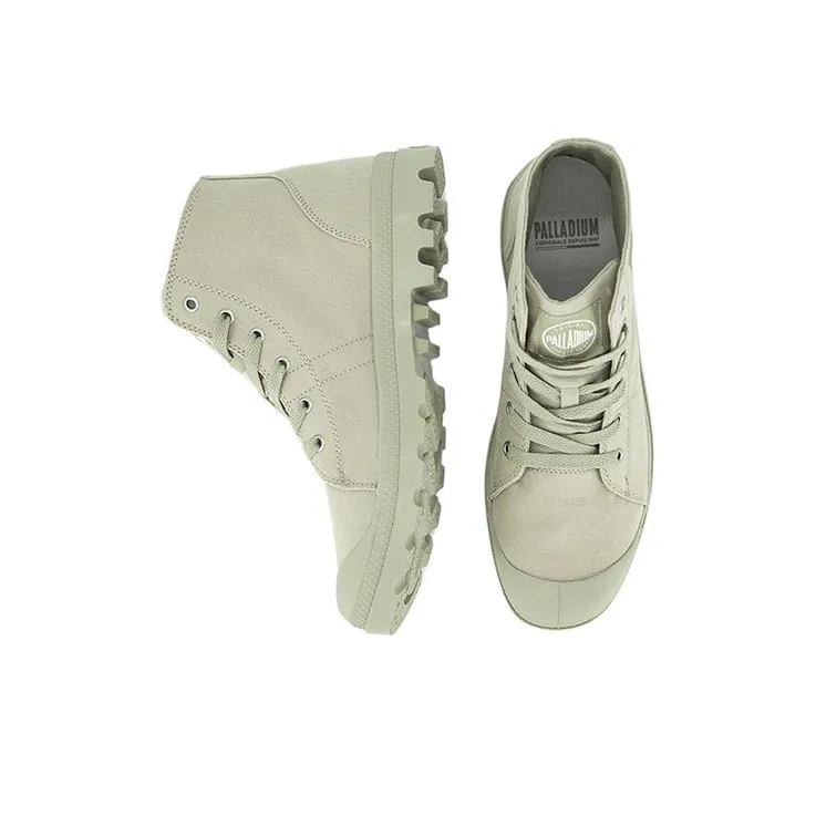 Palladium Pampa D3 Mid Anti-Slip And Wear-Resistant Breathable High-Top Canvas Shoes Unisex-2