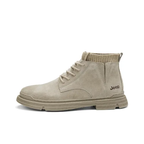 Jeep Outdoor Boots Men Sand