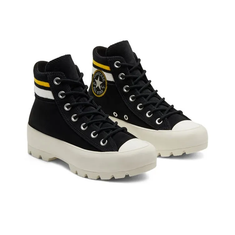Converse Chuck Taylor All Star Lugged Hi Varsity Black Amarillo Women's-2