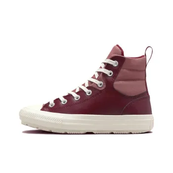 Converse Chuck Taylor All Star Berkshire Boot Anti Slip Wear Resistant High Top Canvas Shoes Unisex Red