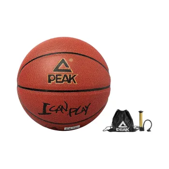 PEAK PU Basketball Brown Size 6 Training Unisex