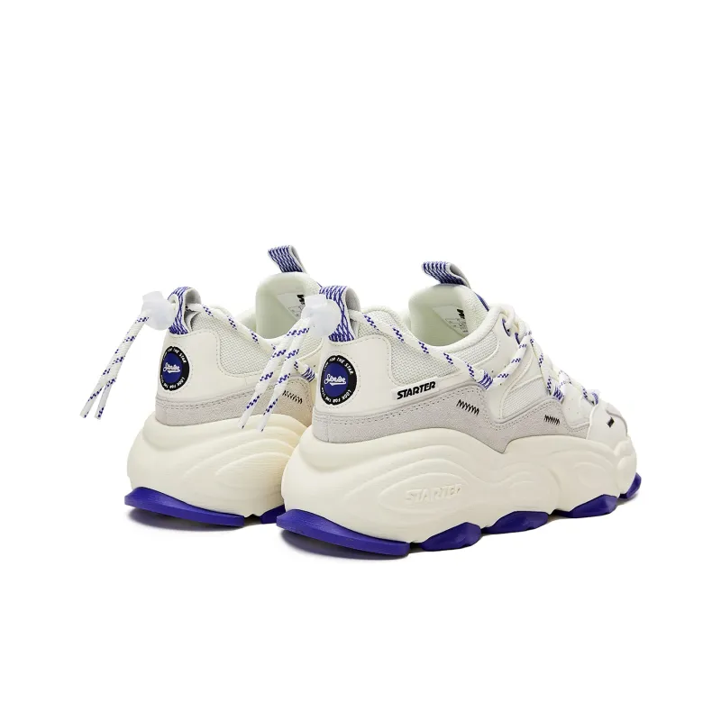 STARTER Cushioned Slip Resistant Breathable Wear Resistant Low Top Chunky Sneakers Women's Blue-4