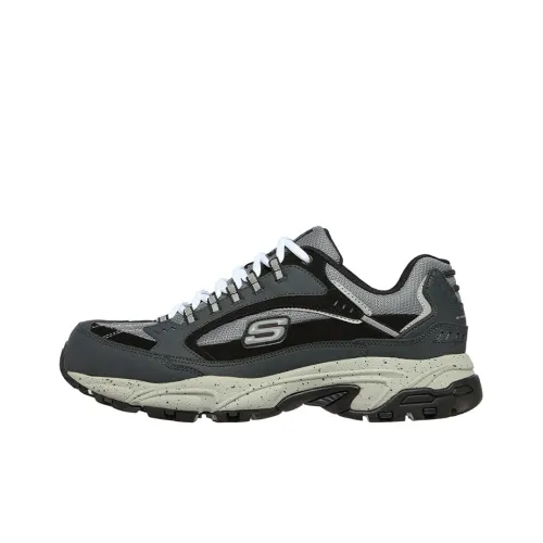 Skechers Work Chunky Sneakers Men Low-Top Black/Grey