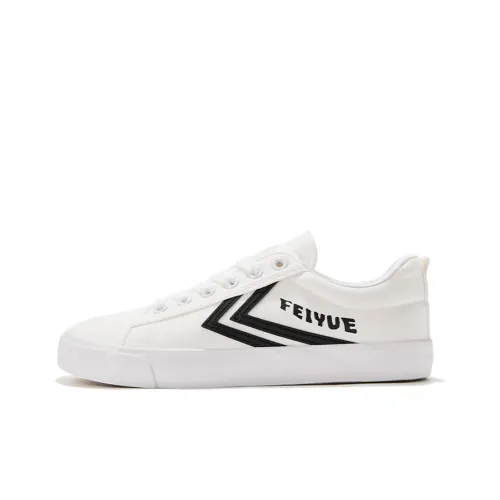 Feiyue Canvas Shoes Unisex Low-Top Black/White