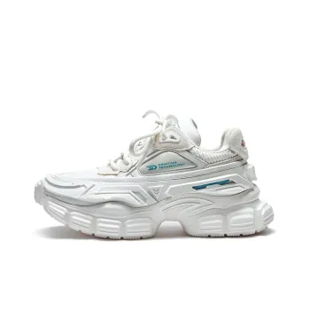 OGR WU Qiankun Wheel Chunky Sneakers Unisex Low Top Prelude White