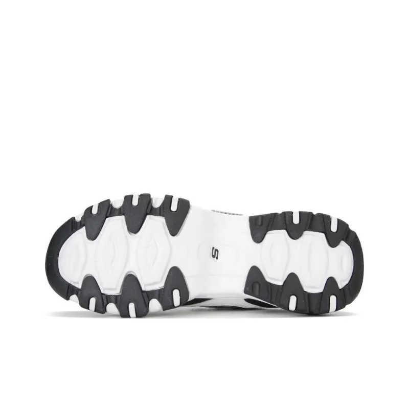 Skechers Sport D'Lites 2.0 Shoes 'Black White' Women's-4
