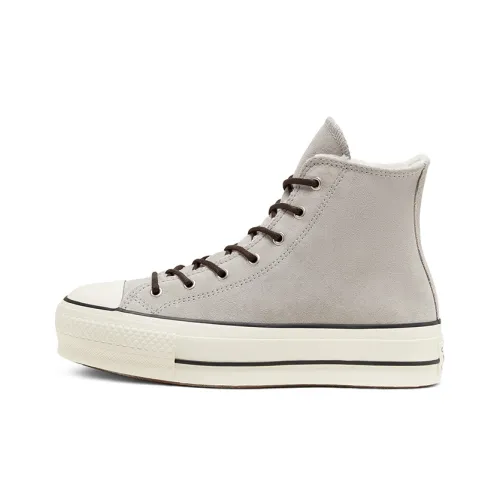 Converse Chuck Taylor All Star Women's Lift High 'Sherpa - Wolf Grey'