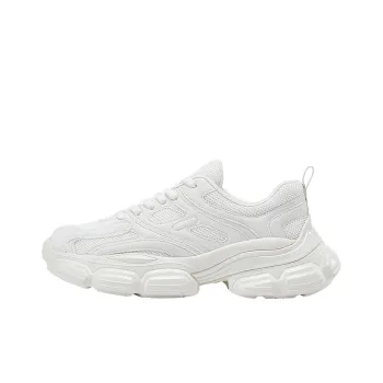 DAPHNE Chunky Sneakers Women's Low Top Black/White/Coffee