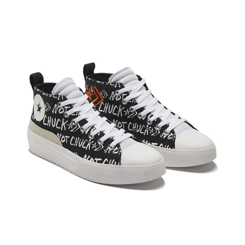 UNT1TL3D Digital Terrain Converse Mid 'Not A Chuck Black'-2